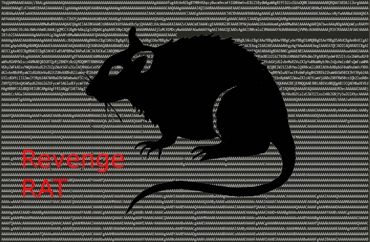 Base-64 Encoded PE File Dropping Revenge-RAT