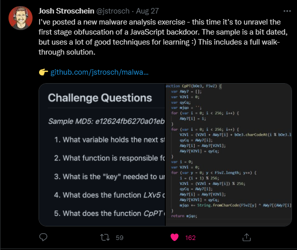 Tweet Describing challenge